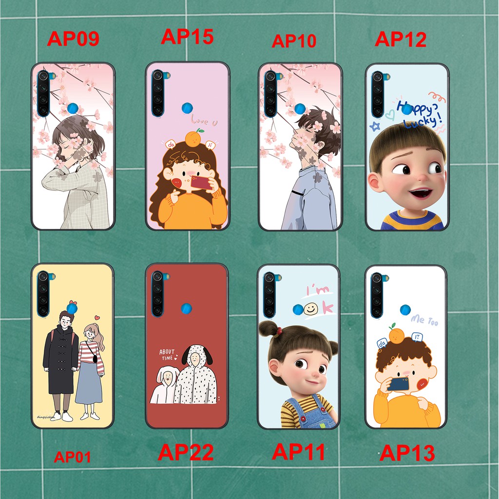 [FREESHIP]Ốp điện thoại Realme 5 -Realme 5 pro - Realme 5i- Realme C3 in hình cậu pé- cô pé đáng yêu dễ thương