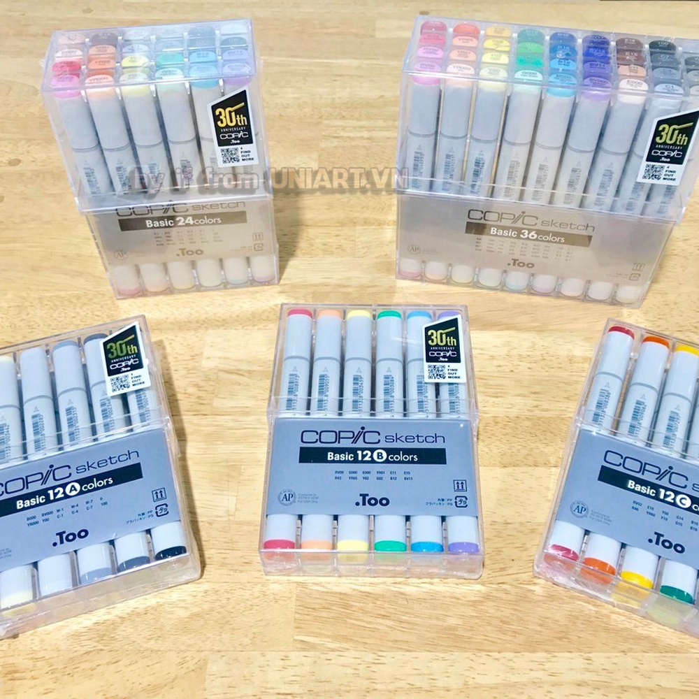 Copic Sketch bản quốc tế 12 màu ( Hàng Order )