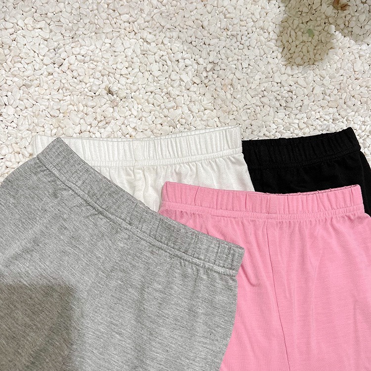 Quần legging short hoạ tiết mặt trời chất thun cotton cho bé Q799
