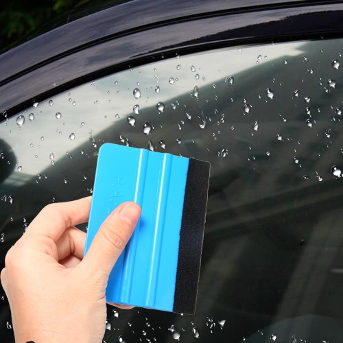 Plastic Car Vinyl Squeegee Decal Wrap Application Tool Soft Felt Edge Scraper