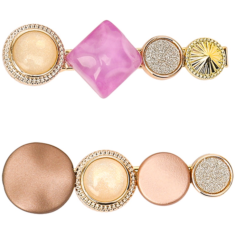 Kẹp Tóc Màu Sắc Đơn Giản Dễ Thương Phong Cách Harajuku Cổ Điển