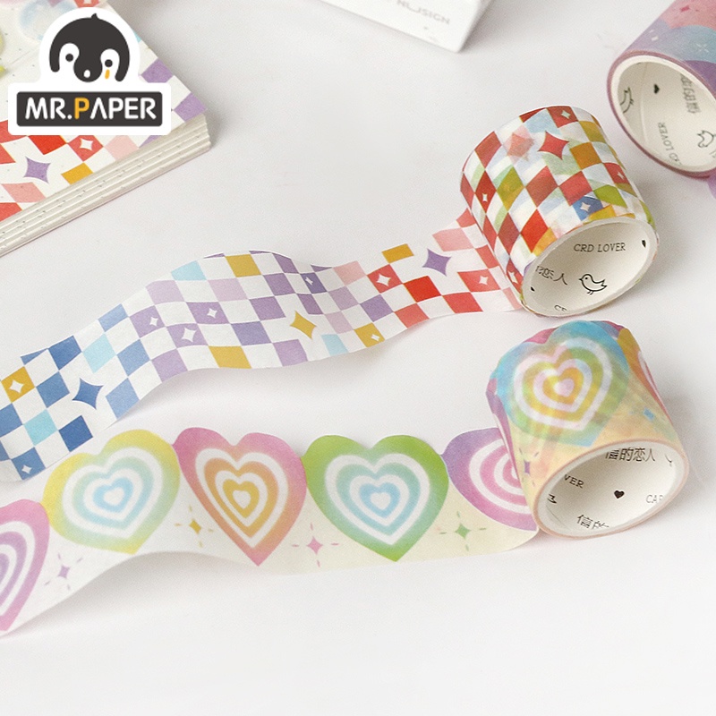 Ông. Cuộn Băng Keo Giấy Washi Đa Năng Trang Trí Sổ Tay DIY