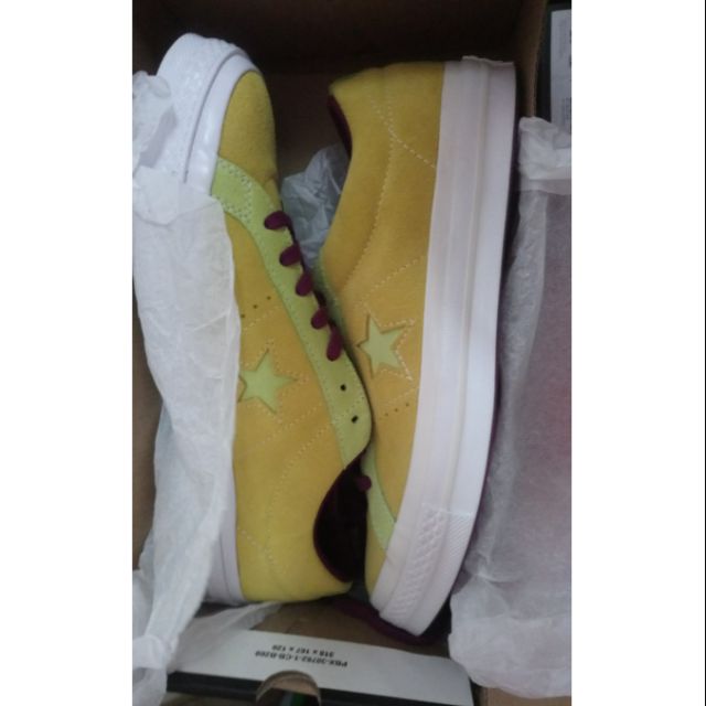 Giày converse one star da lộn vàng size 42 real new