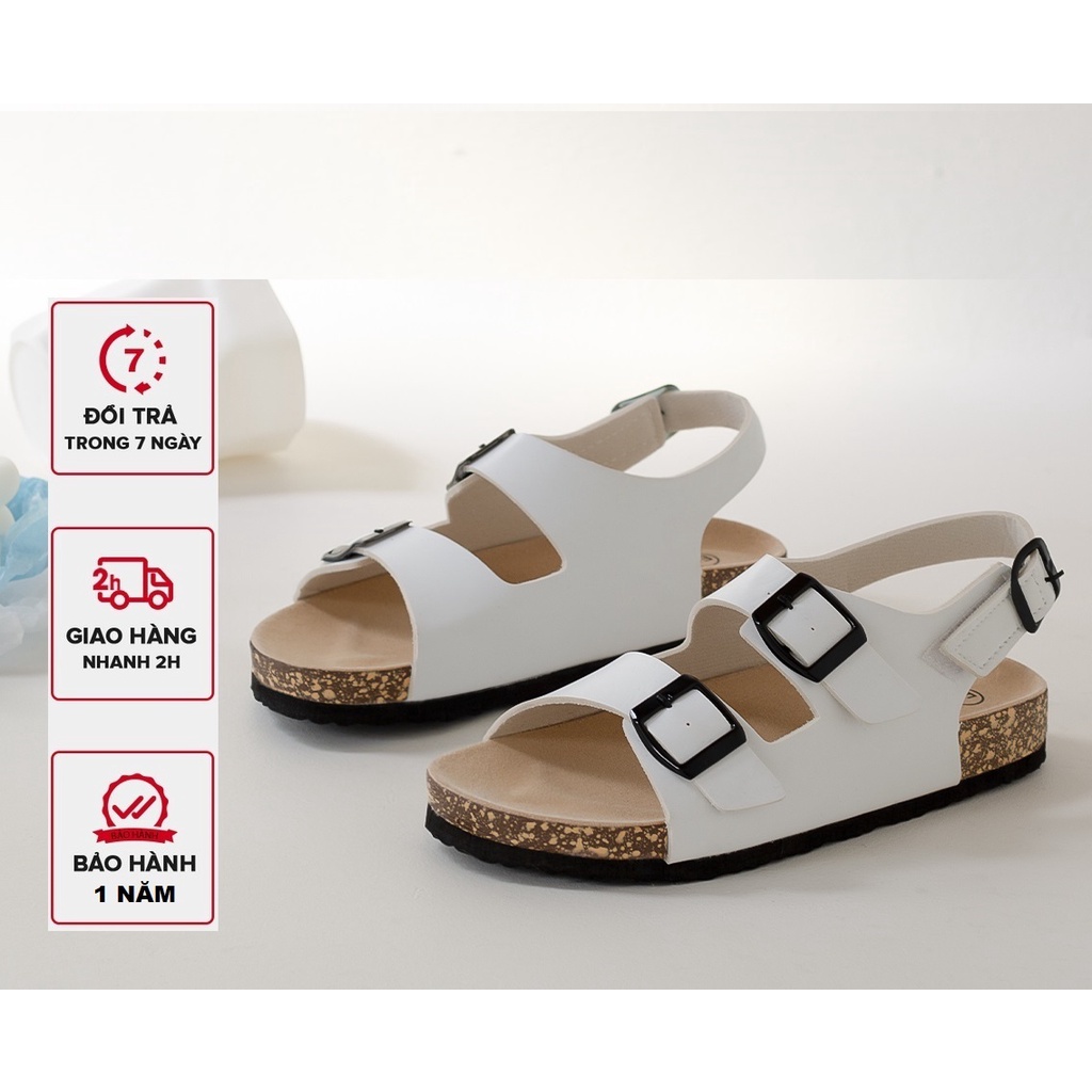 Dép Sandal Đế Thấp Phong Cách Thời Trang, Thoải Mái Trẻ Trung - Dép Birken Da Mềm [DT012]