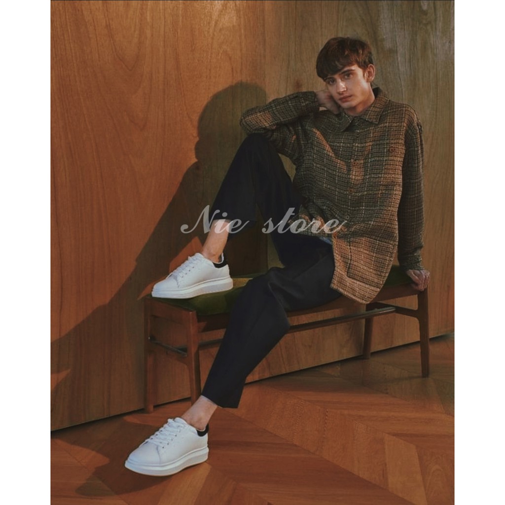 GIÀY DOMBA NAM NỮ HIGH POINT WHITE/BLACK