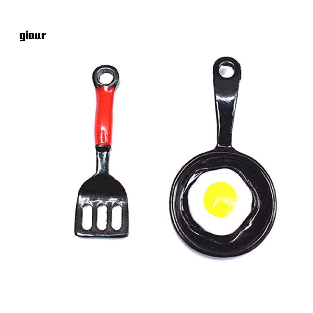 Bông tai hình chảo chiên trứng ốp la dễ thương