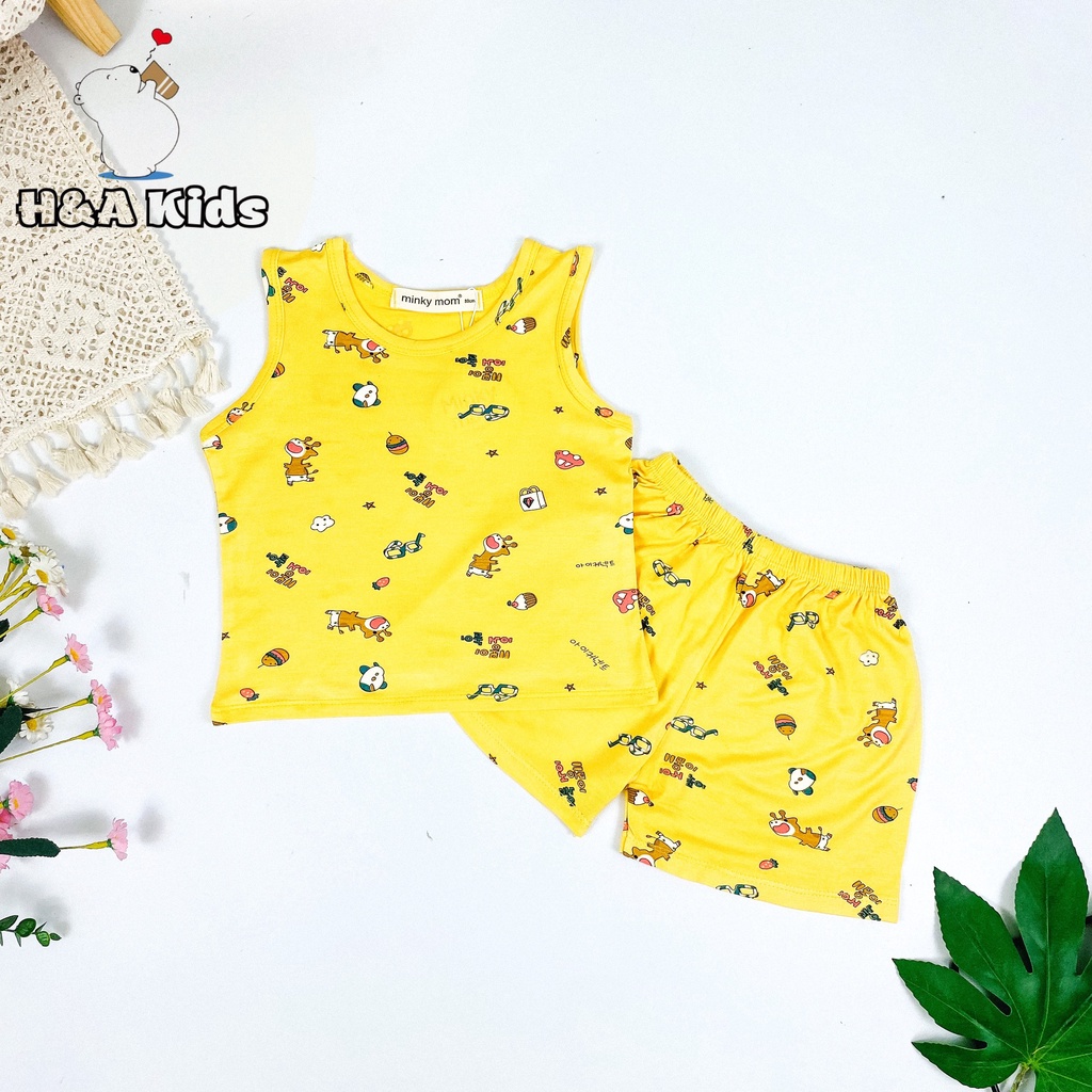 Bộ Ba lỗ thun lạnh in hình toàn thân cho bé trai bé gái - HÀNG CHUẨN LOẠI 1