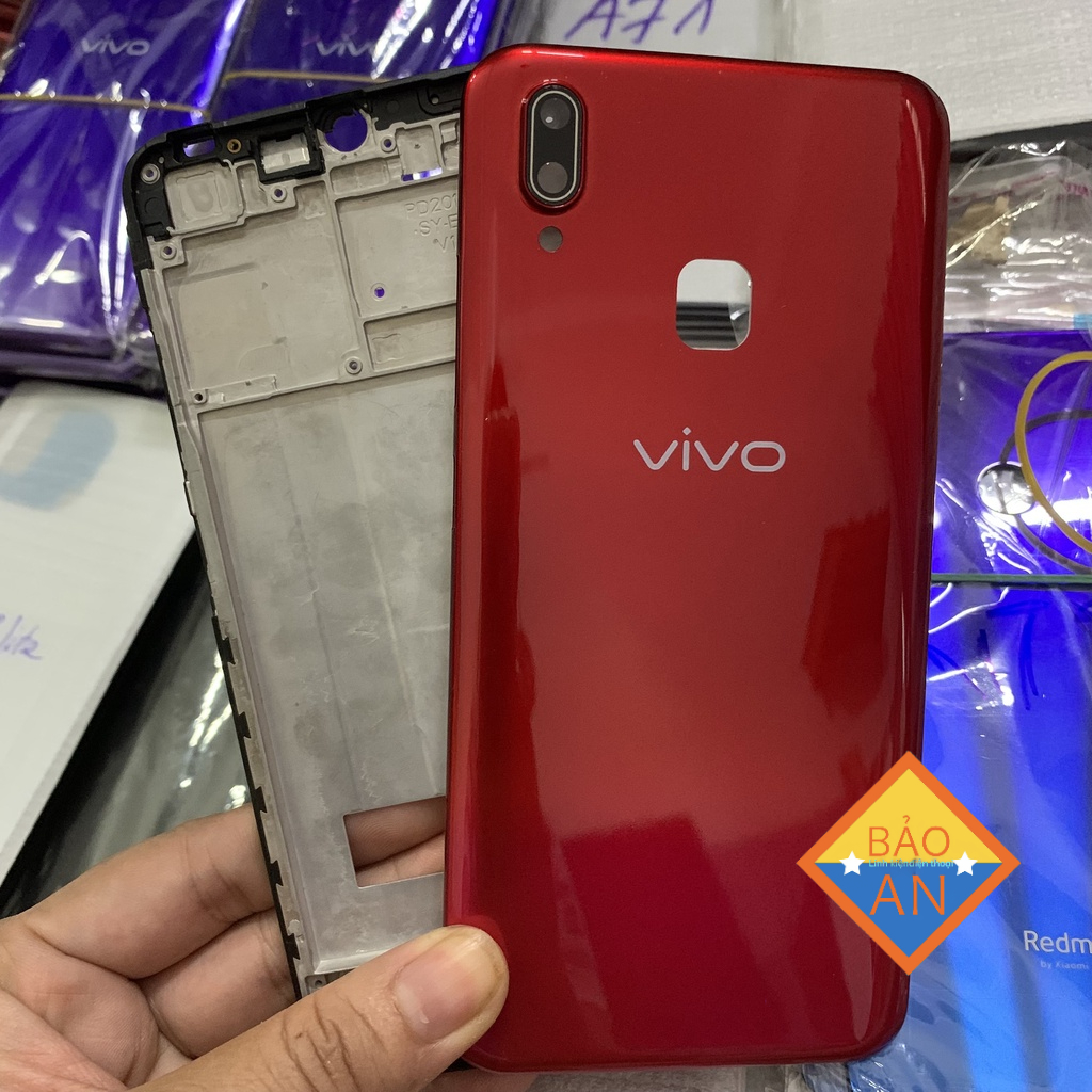 Bộ Vỏ + Sườn VIVO Y93/Y95 ZIN kính cam.nút bấn