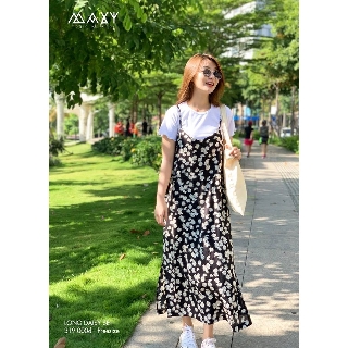 ĐẦM - DAISY SET - Set Hoa Cúc gồm áo rời + Váy 2 dây