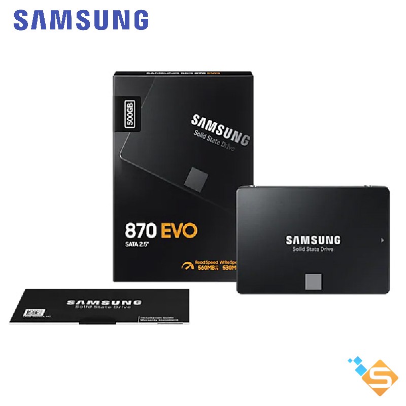 Ổ cứng SSD 2.5 inch SATA III Samsung 870 EVO 500GB 1TB 2TB - Bảo Hành Chính Hãng 5 năm