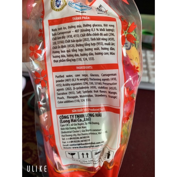 Thạch Rau Câu Long Hải Kimiko Phong Cách Nhật bản 450g