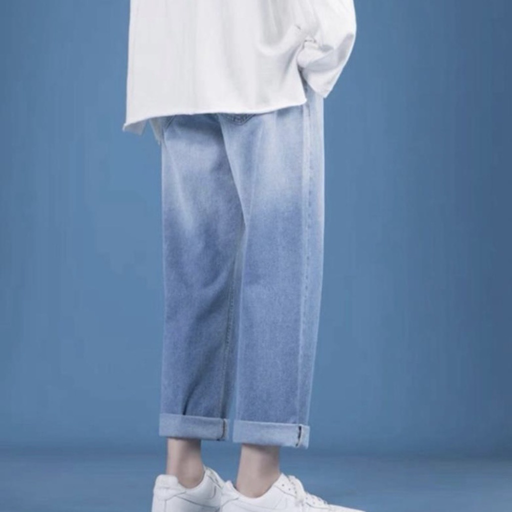 Quần Jean Baggy Loang Màu ống Suông Rộng Gen Z Nam Nữ Xu Hướng Hot Trend unisex Mr Smile 99 Shop