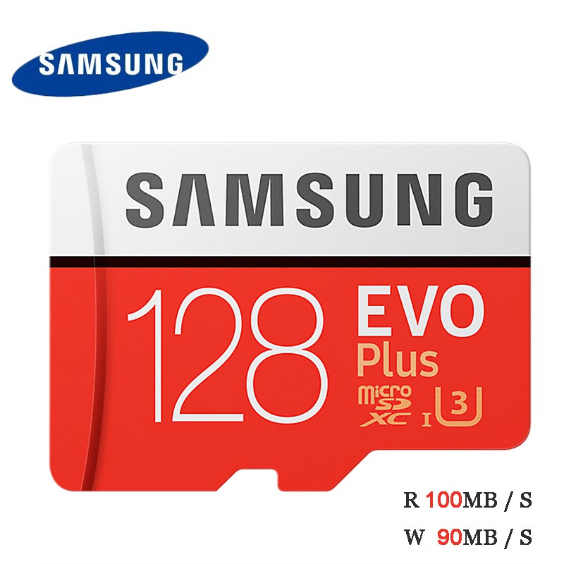 Thẻ Nhớ Samsung Evo Plus Class10 64gb 128gb 256gb Sdxc U3 Micro Sd Tf