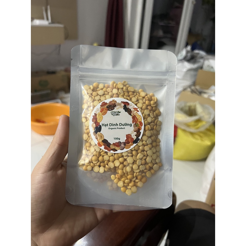 Đậu hà lan vàng cao cấp 100g đã tách đôi để nấu sữa làm cháo ăn dặm cho bé yêu của mẹ