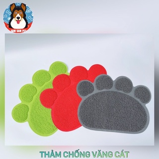 Thảm lau chân chống văng cát cho Mèo & Chó