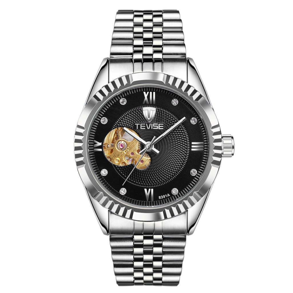 ĐỒNG HỒ NAM TEVISE 8391A DÂY THÉP CAO CẤP, ĐỒNG HỒ CƠ, THỜI TRANG MANG ĐẾN ĐẲNG CẤP Bán lẻ giá sỉ