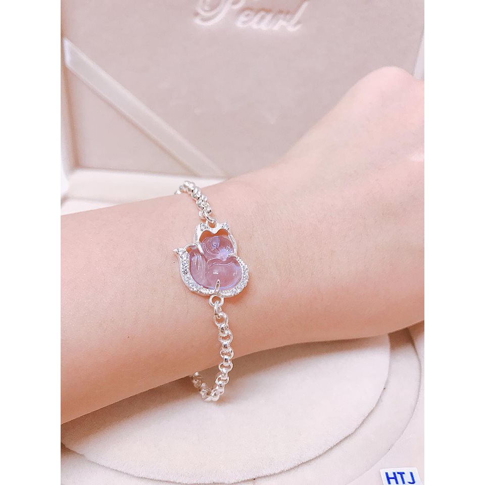 lắc tay hồ ly bạc