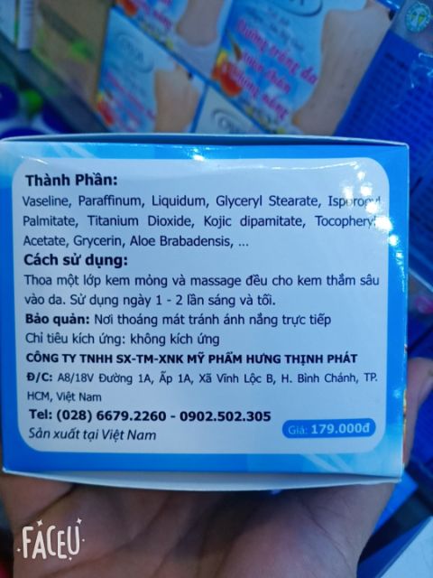 Kem Body Tinh Chất Collagen, Sữa Ong Chúa OVA Dưỡng Trắng Toang Thân Chống Nắng 100g