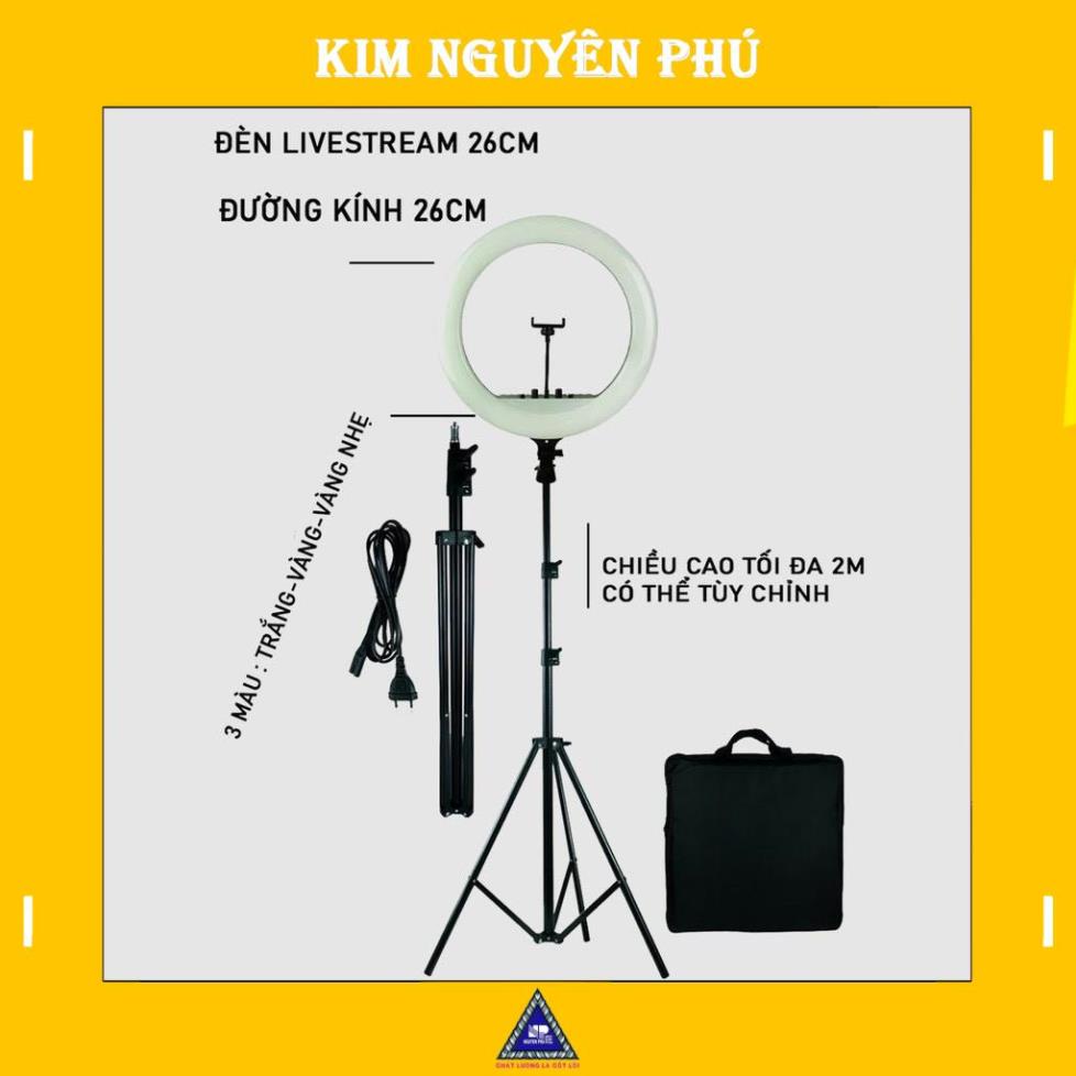 Đèn live stream 26CM