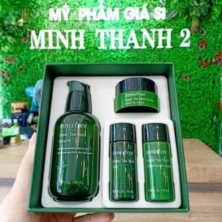 Bộ dưỡng da Trà Xanh Innisfree Green Tea Seed Serum Special Set