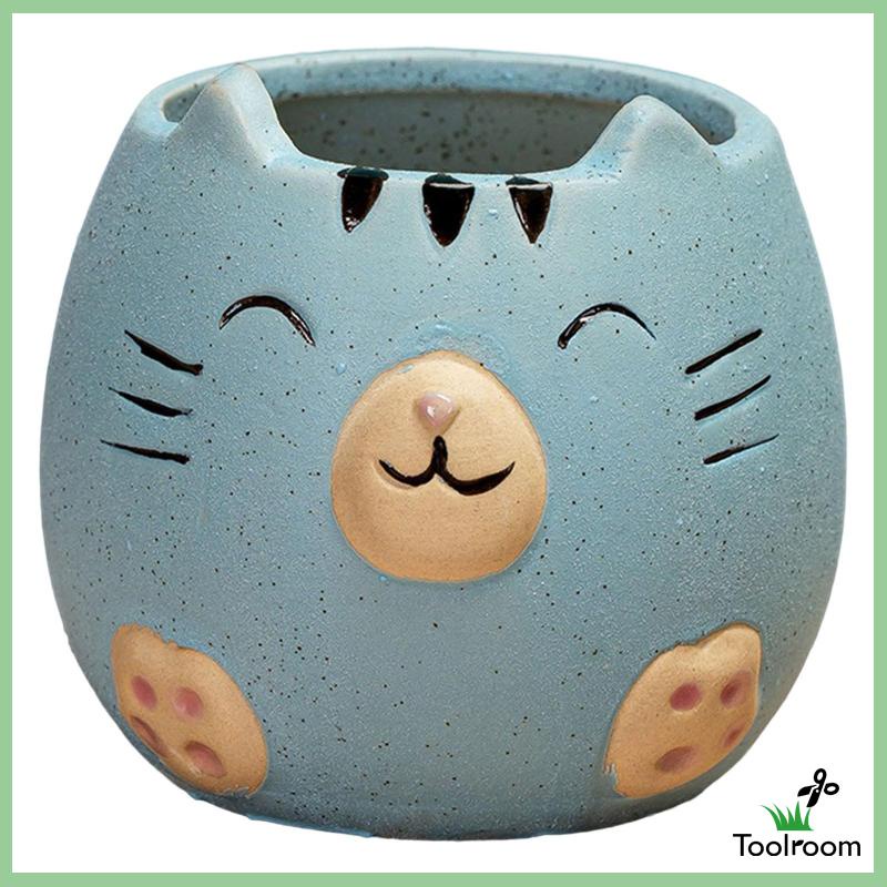 Chậu Trồng Cây Mọng Nước Có Lỗ Thoát Nước Dễ Thương Để Bàn Trang Trí Nhà Cửa