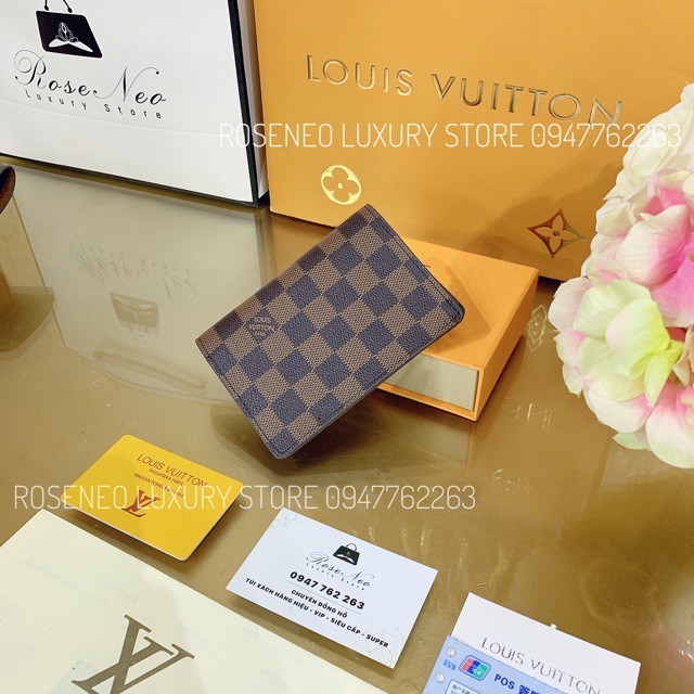 Bìa đựng hộ chiếu Passport cover LV SUPER VIP‼️ fullbox , túi vải , card Louis Vuitton