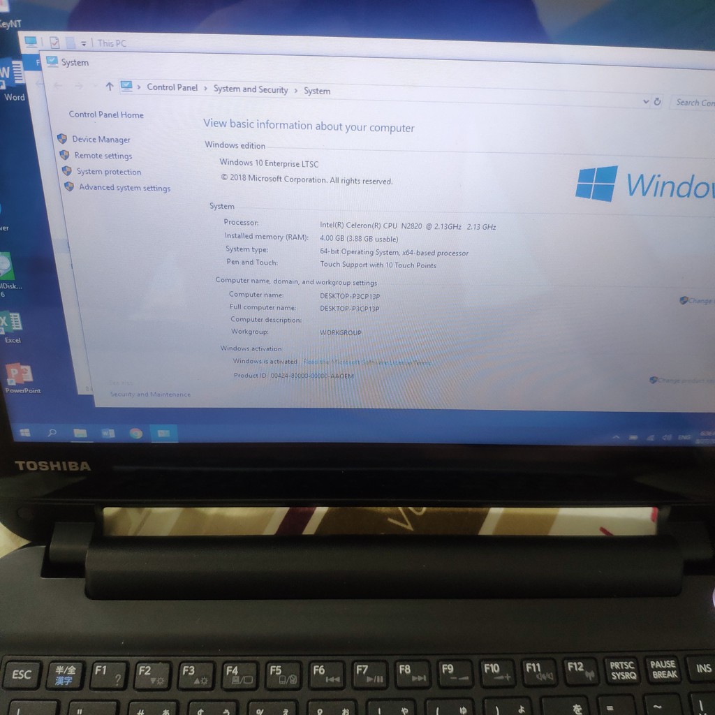 Laptop màn hình cảm ứng TOSHIBA Satelite NB10-A 11.6 inch 8GB RAM 256GB SSD chip Intel xung nhịp 2.39GHz - Likenew | BigBuy360 - bigbuy360.vn