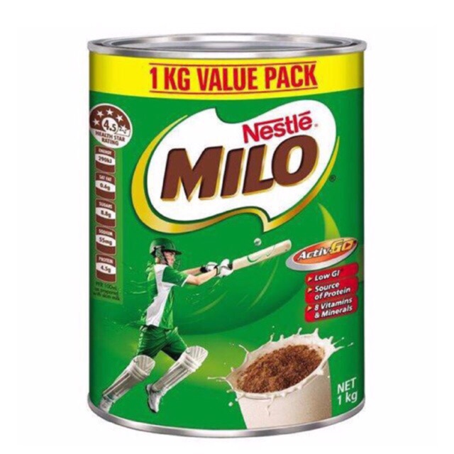 Sữa bột Milo Úc 1000g