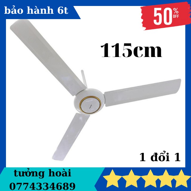 Quạt Trần mini loại đại đường kinh quay 1150mm- sải 50cm-quạt khỏe ,chắc chắn