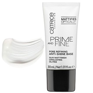 Kem Lót Catrice Prime and Fine Pore Refining Anti-Shine Base 30ml