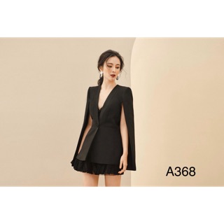 JANGMI - A368 ÁO VEST DÁNG CAPE 2 LỚP