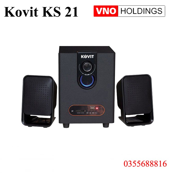 Loa vi tính 2.1 KOVIT KS 21 - Nghe nhạc cực tốt, công suất vừa phải, có kết nối bluetooth, giá cực rẻ....