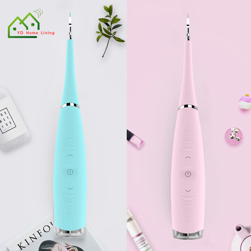 (Hàng Mới Về) Bộ Dụng Cụ Làm Sạch Răng Bằng Sóng Âm Tiện Dụng