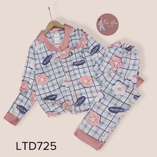 Pyjama - Bộ Ngủ Pizama Lụa Mango Dài Tay