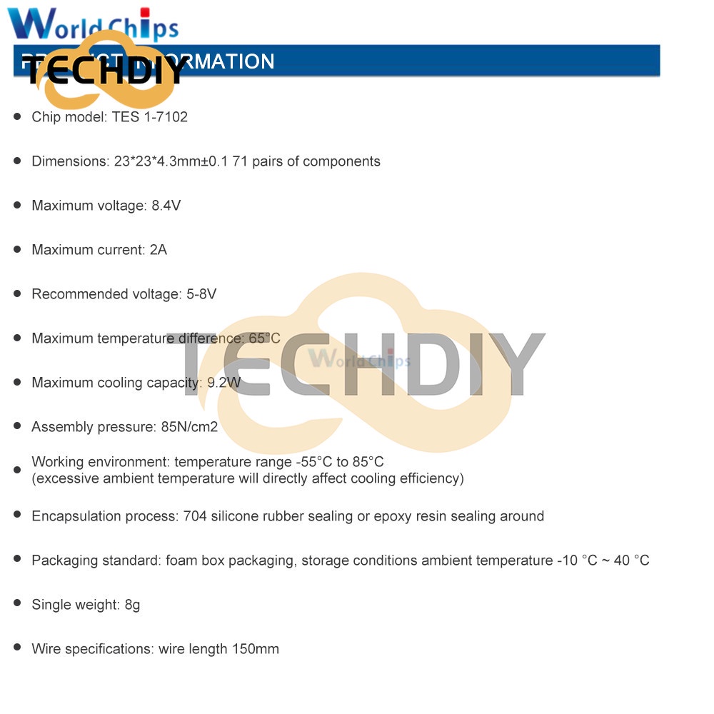 Mô Đun Tản Nhiệt TES1-7102 TES1-7103 TES1-4903 TEC1-12706 Chuyên Dụng