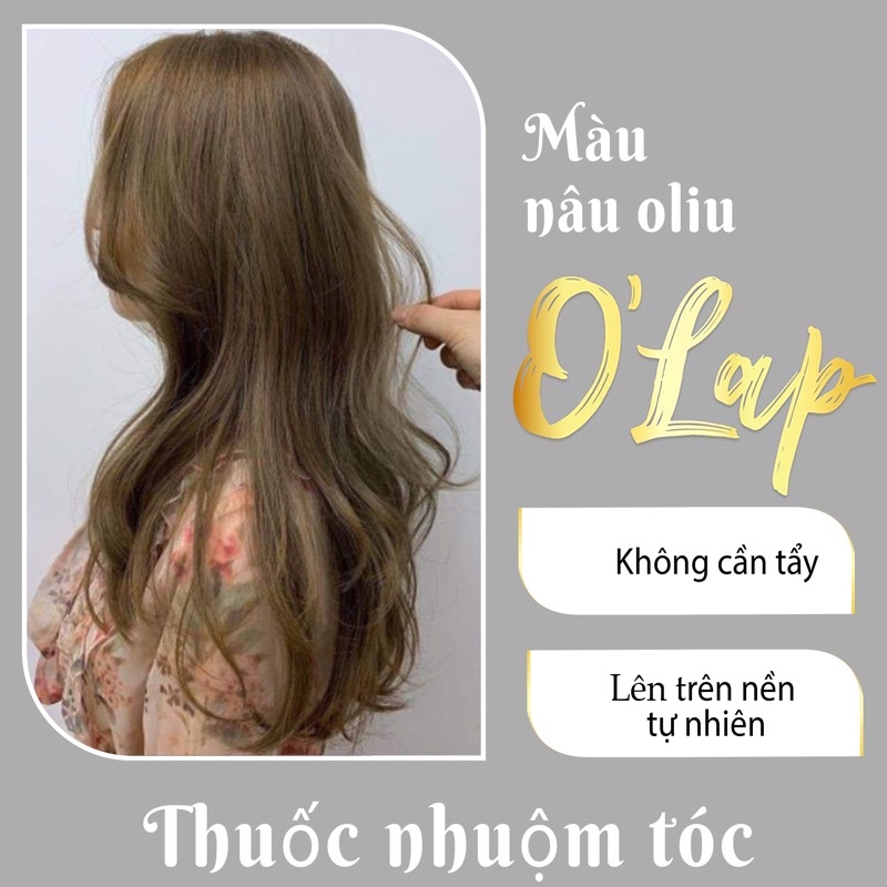 Thuốc nhuộm tóc màu nâu oliu tại nhà giá rẻ chính hãng OLAP OL46