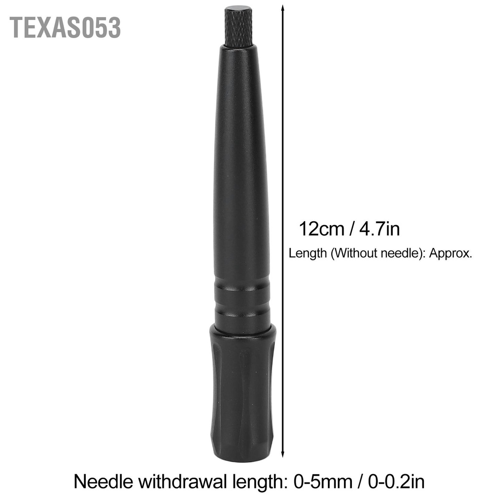 [Hàng HOT] Bút Xăm Hình Thủ Công Chuyên Nghiệp Hợp kim nhôm Hộp mực DIY (Không có kim)【Texas053】