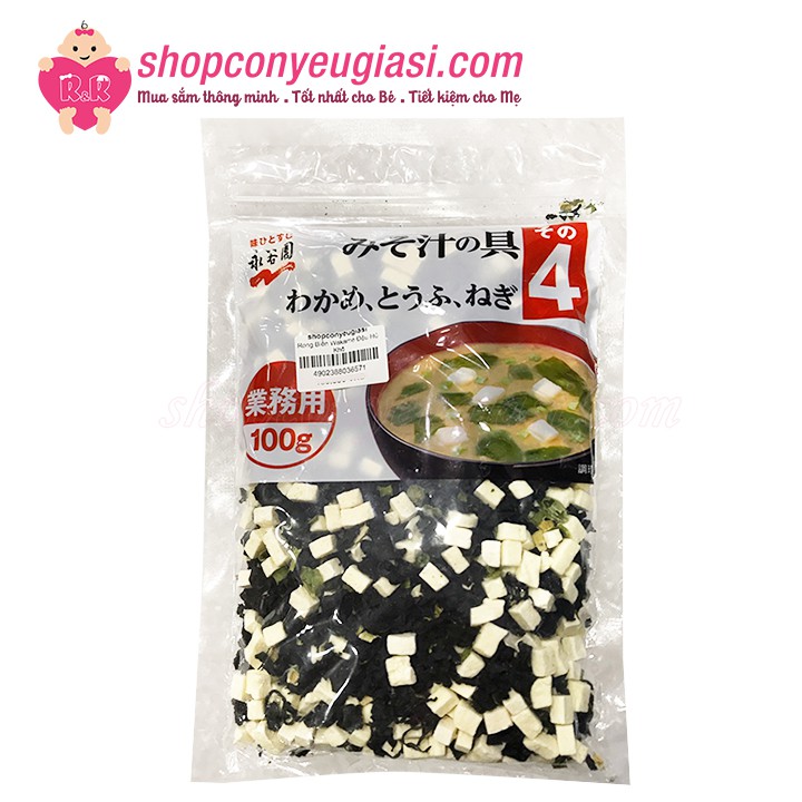 Rong Biển Wakame Đậu Hũ Sấy Khô 100g  date 10/2024