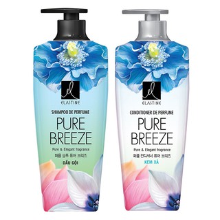 Combo gội xả nước hoa elastine de perfume pure breeze )