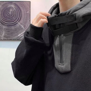 Áo Hoodie oversize phối Mix Jack, Áo dài tay Unisex Jack Lane