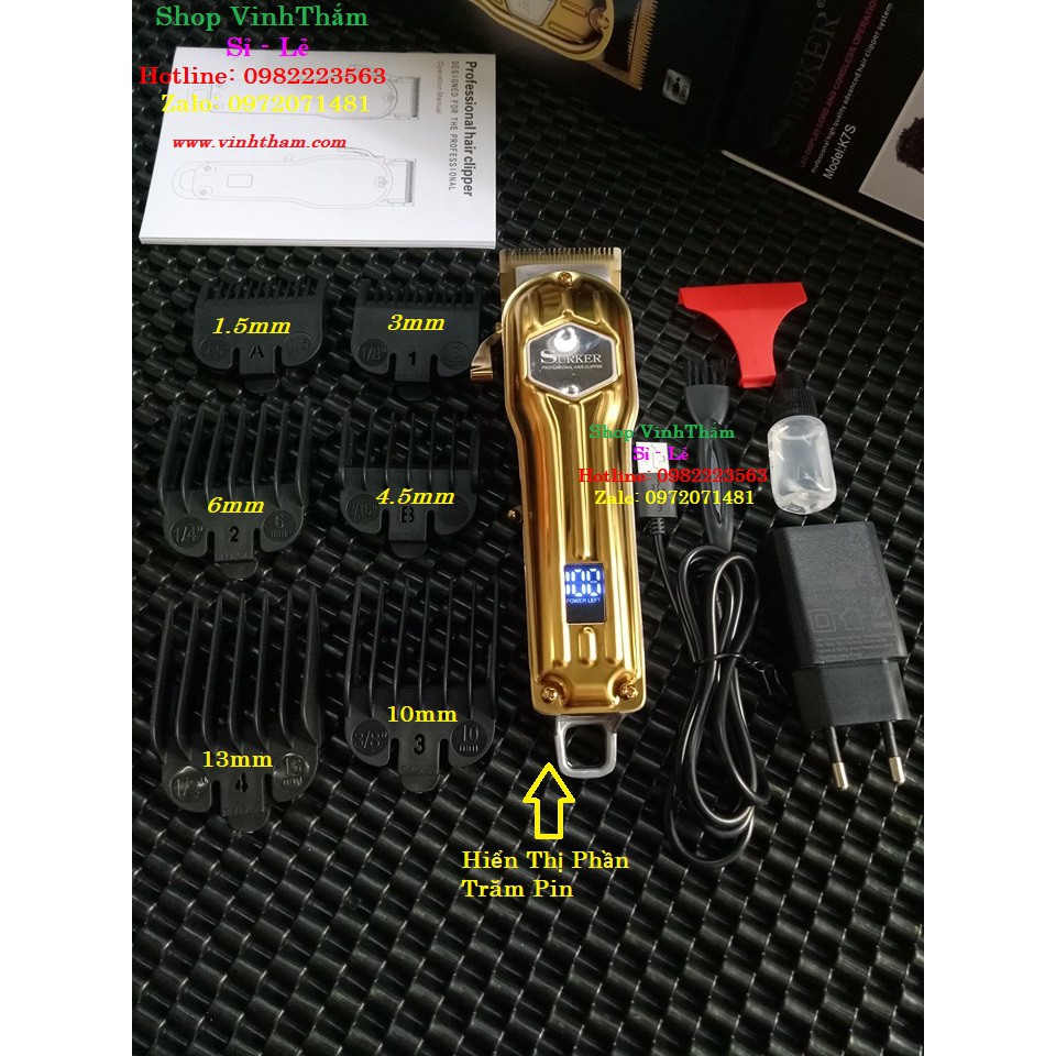 Tông đơ cắt tóc Surke K7S