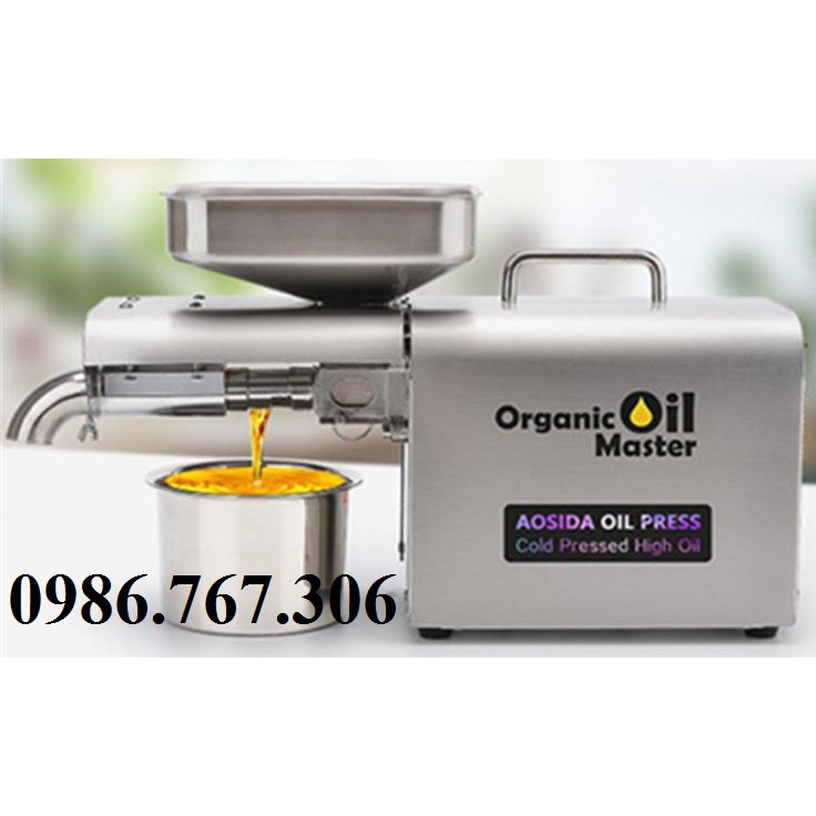 Máy ép dầu lạc , đậu phộng , dầu chiên ăn gia đình GD09