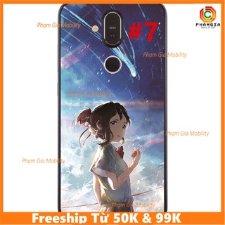 Ốp lưng dành cho Nokia 3.1/ 5.1+ (Plus)/ X5/ 6.1+(Plus)/ X6 loại dẻo đen in hình cao cấp, bền đẹp