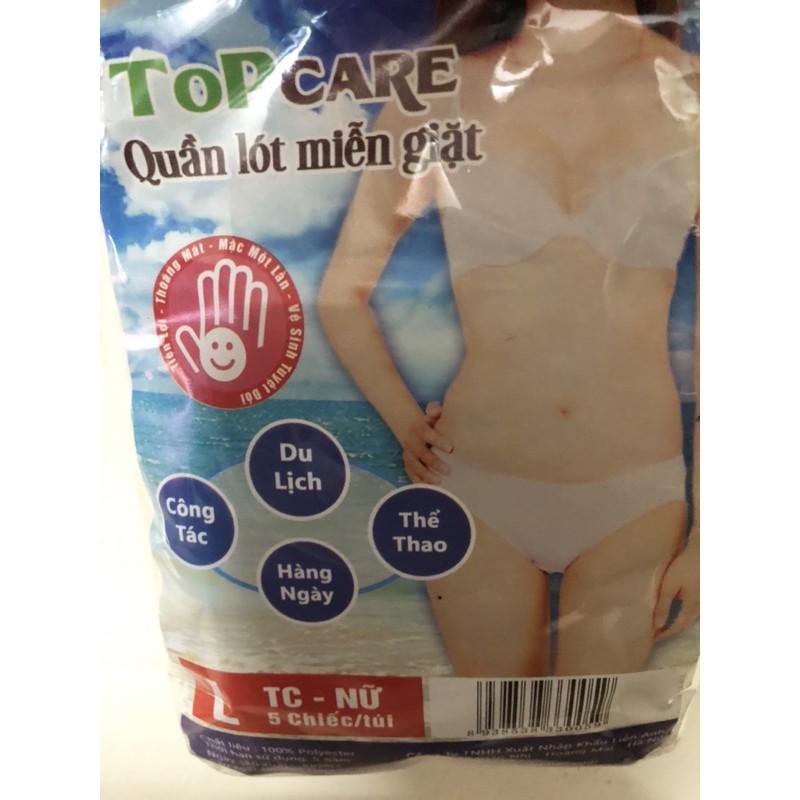 Quần Lót Miễn Giặt Topcare (5c/túi)