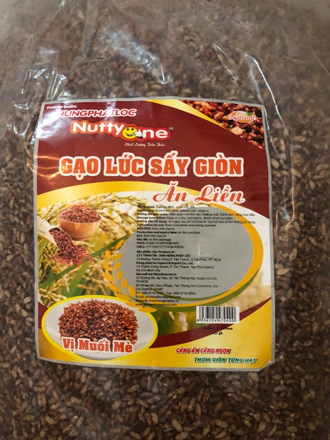 Combo gạo lứt sấy ăn liền vị muối mè - 1,5kg