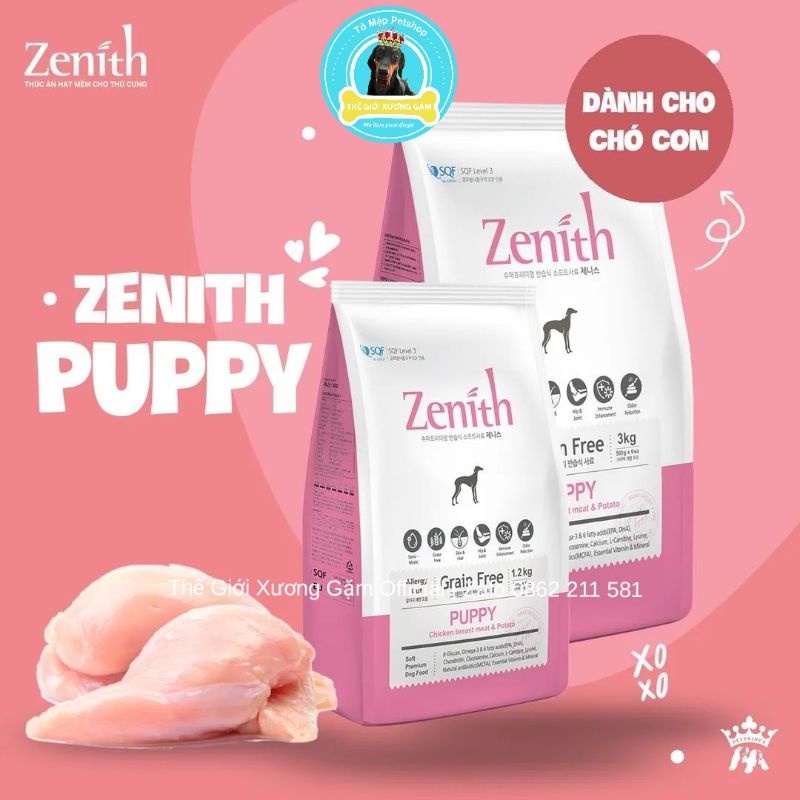 [3KG] ZENITH HẠT MỀM CHO CHÓ