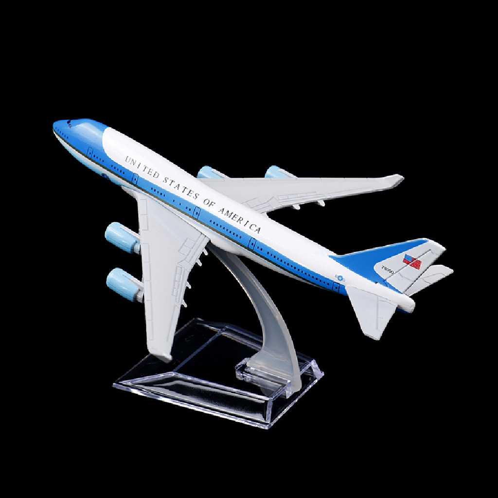 Mô Hình Máy Bay USA Air Force One 16CM Boeing 747 Chân Thật
