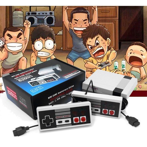 Máy Chơi Game 4 nút NES Classic 620 Trò Chơi Mini Retro Mới nguyên seal