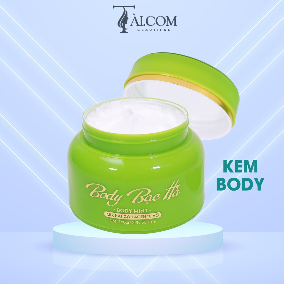 Kem Dưỡng Trắng Body Bạc Hà _ Kem Body da chai lỳ  _ dưỡng thể _ che khuyết điểm Body _  dưỡng trắng toàn thân