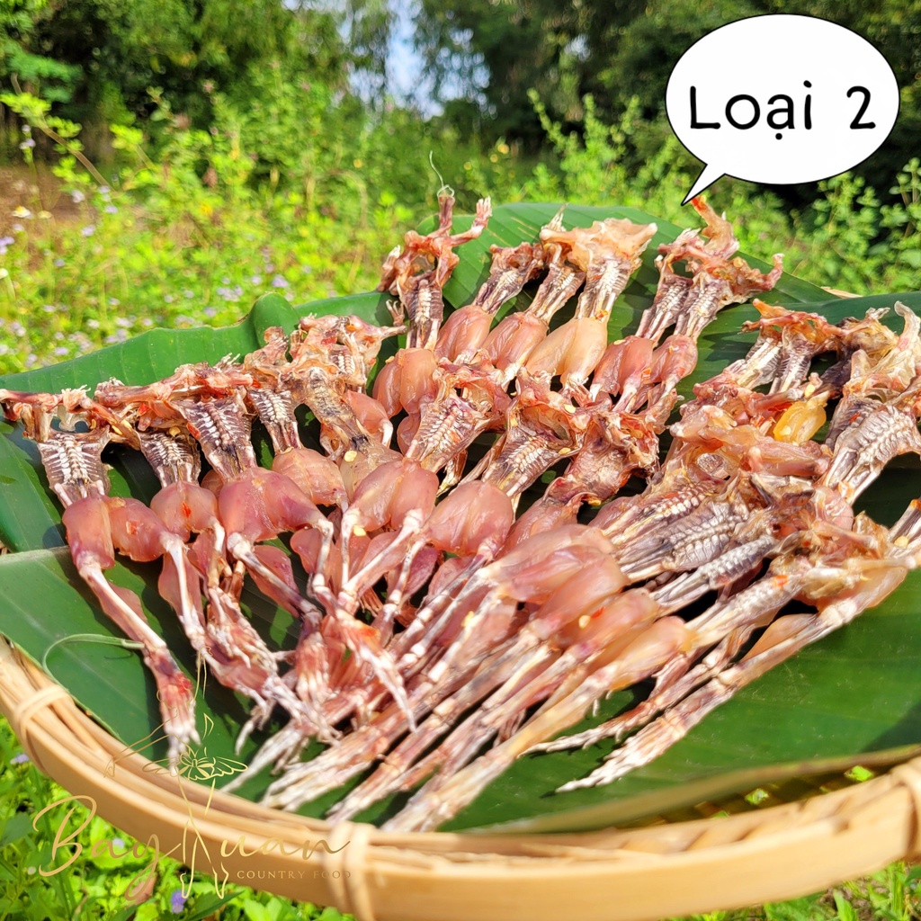 Khô nhái vũ nữ chân dài Hàng loại 2 loại size Trung Ếch Đồng, thơm ngon bổ dưỡng  làm đồ nhậu cực ngon